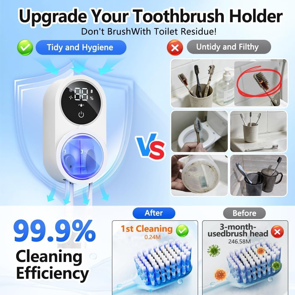 Rechargeable UV Toothbrush Sterilizer