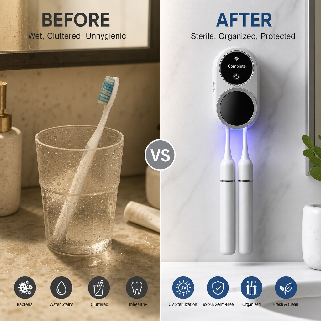 Rechargeable UV Toothbrush Sterilizer